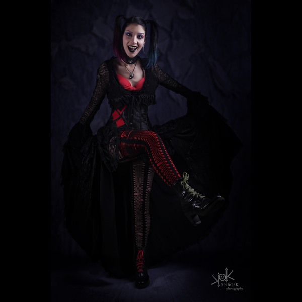Eleni Von Mondlicht as Victorian Era Harley Quinn
