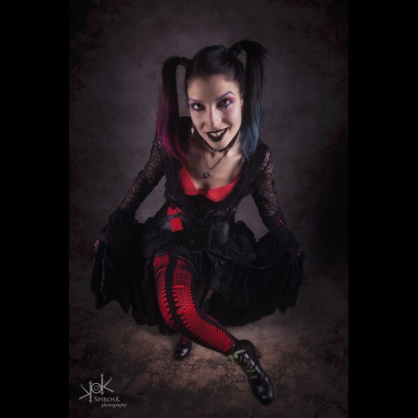 Eleni Von Mondlicht as Victorian Era Harley Quinn