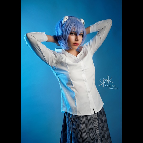 Kawaii Demon as Rei Ayanami