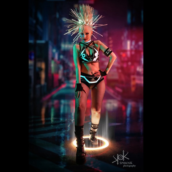 Shannon Chromegirl's Neon Cyberpunk