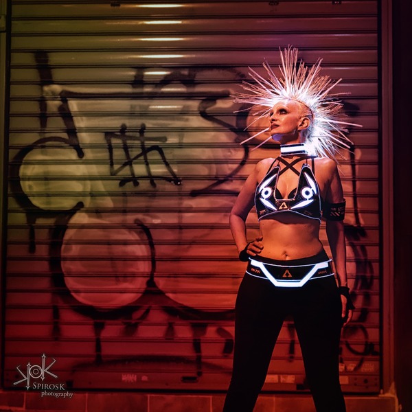 Shannon Chromegirl's Neon Cyberpunk