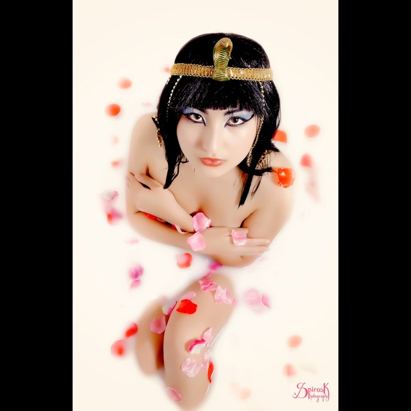 Cleopatra in her milk bath