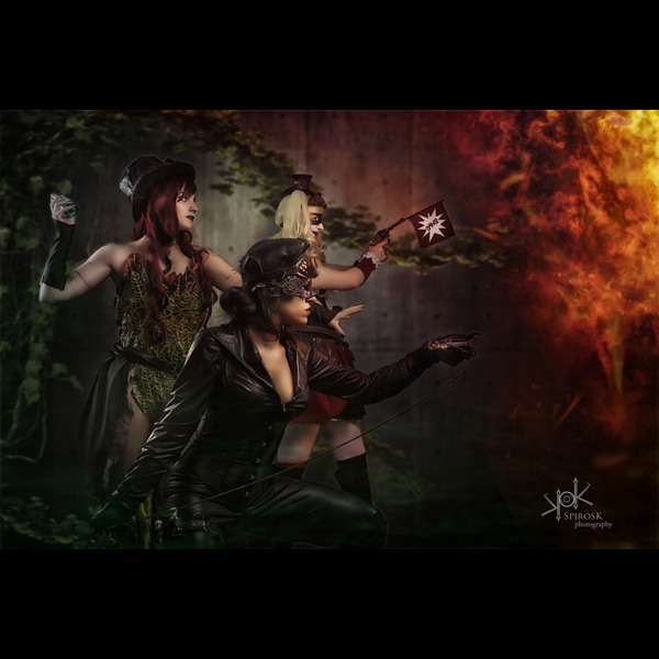 Steampunk Gotham City Sirens