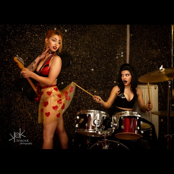 The Latex Band pinup