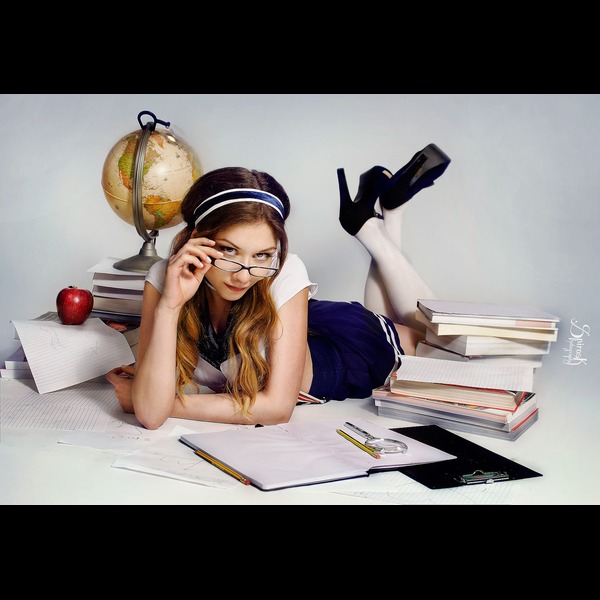 College Girl pinup: 2013