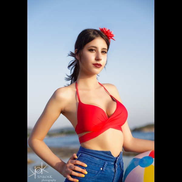 Summer Beach pinup