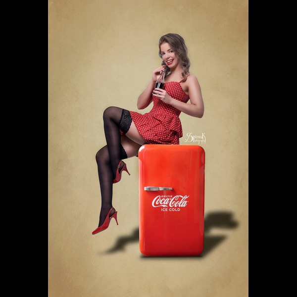 The Coca Cola pinup