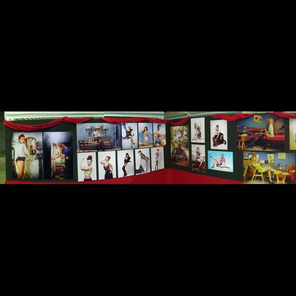 Pinups that were shown in my second exhibition