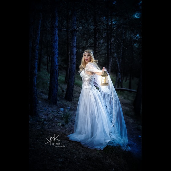Sylvia in Wedding Dress
