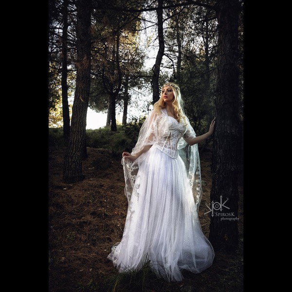 Sylvia in Wedding Dress